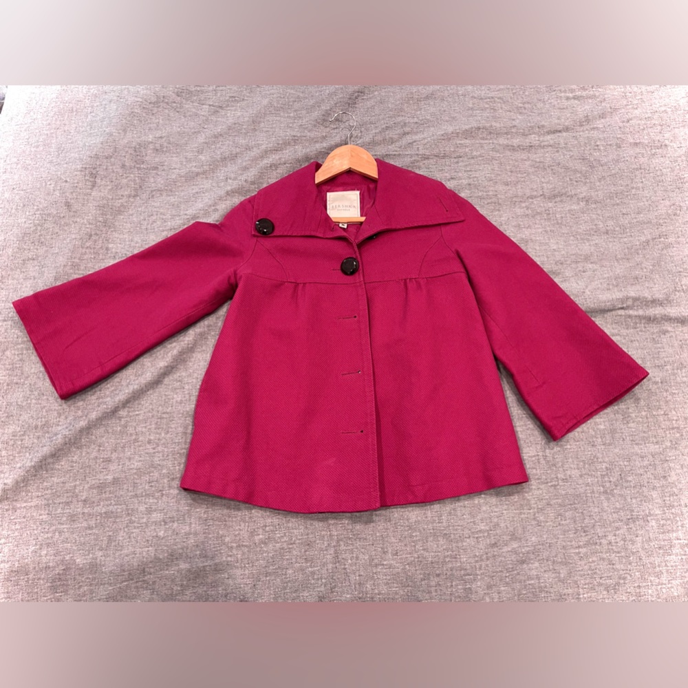 Bershka purple coat